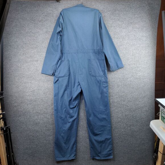 Big Mac Utility Work Uniform Coveralls Size 42x31.5 Blue Long Sleeve Carpenter - Picture 5 of 12
